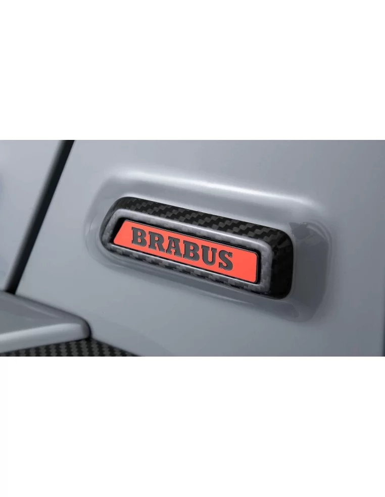  - logo & Emblems - Modanature laterali Inserti Rosso Brabus stile Rocket per Mercedes Classe G W463A - 1 - Aggiornate la vostra