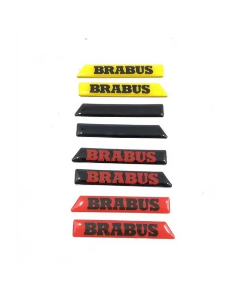  - Logos & Emblems - 用于梅赛德斯 W463A G 级轿车的黄黑绿三色 Brabus 车身侧面装饰件 - 2 - 用充满活力的黄色、黑色和绿色 Brabus 侧模镶嵌件改变您的梅赛德斯 W463A，为您的座驾增添运动气息！✔️❗️