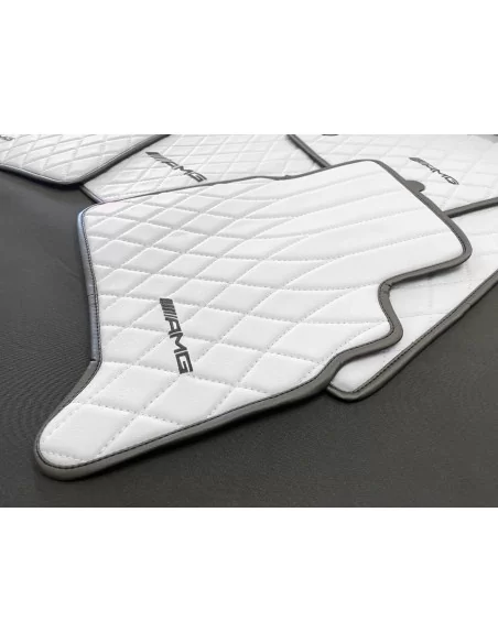  - Mercedes-Benz - WHITE AMG Floor Mats for Mercedes-Benz W463A - 6 - Enhance your Mercedes-Benz W463A with our stylish WHITE AM