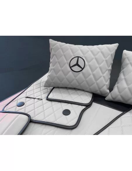  - Mercedes-Benz - WHITE AMG Floor Mats for Mercedes-Benz W463A - 7 - Enhance your Mercedes-Benz W463A with our stylish WHITE AM