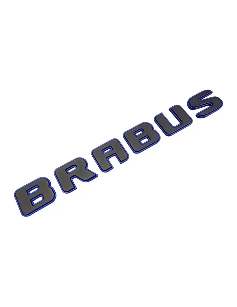  - logo & Emblems - Zestaw metalowych emblematów Brabus ROCKET w kolorze niebiesko-czarnym dla Mercedes-Benz Klasy G W463A - 1 -