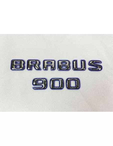  - logo & Emblems - Brabus 900 Emblem Logo Blau metallic mit Carbon für Mercedes-Benz W463A W464 G-Klasse - 4 - Kaufen Sie das B