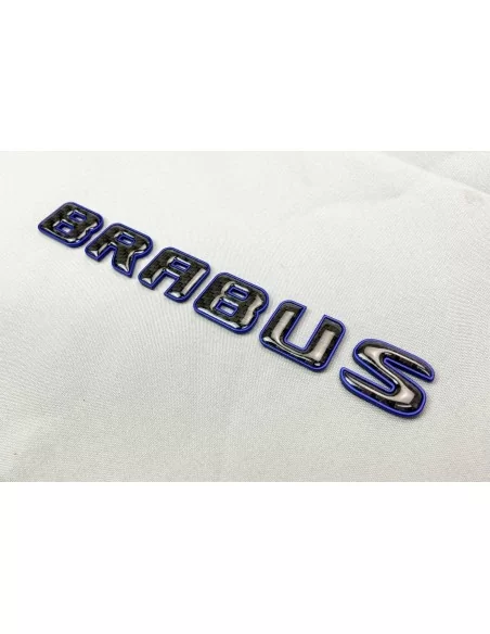  - Logos & Emblems - Brabus emblem logo Blue metallic with carbon for Mercedes-Benz W463A W464 G-Class - 3 - Buy the Brabus blue