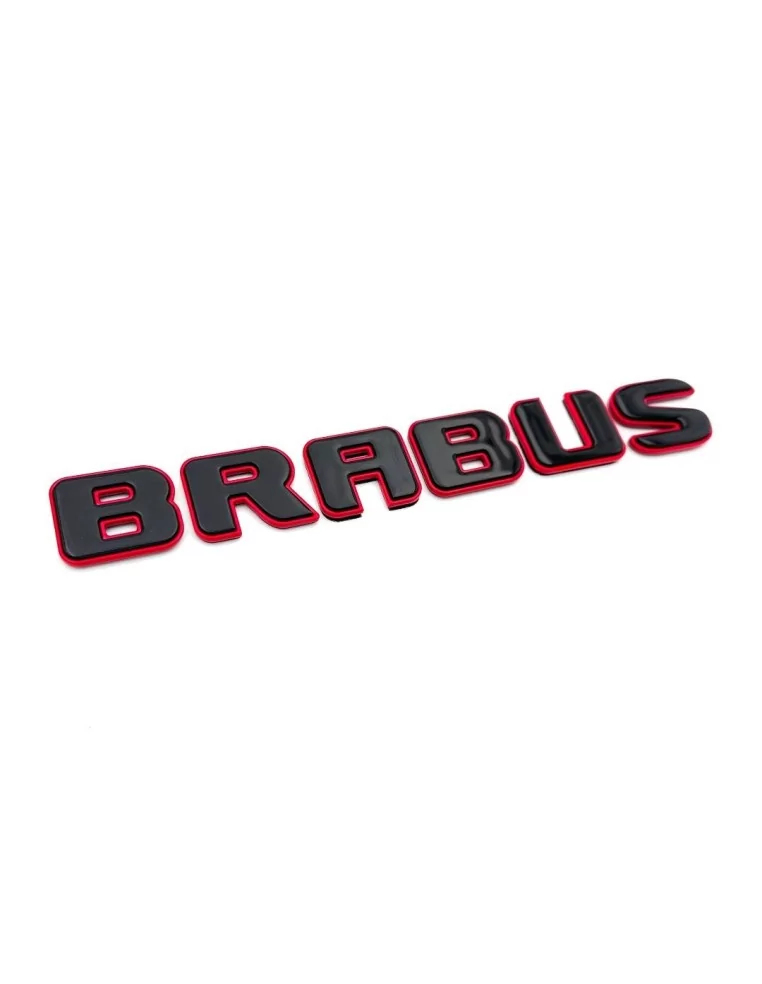  - logo & Emblems - Emblemi metallici Brabus stile ROCKET per Mercedes-Benz Classe G W463A Nero Rosso Set - 1 - Acquistate gli s