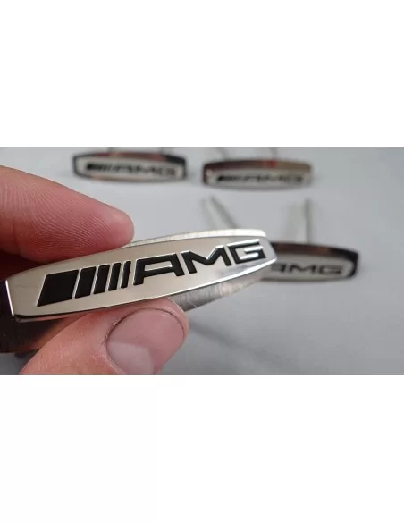  - logo & Emblems - Set logo emblema sedili AMG metallico per Mercedes-Benz Classe G W463A - 2 - Acquistate il set di logo emble