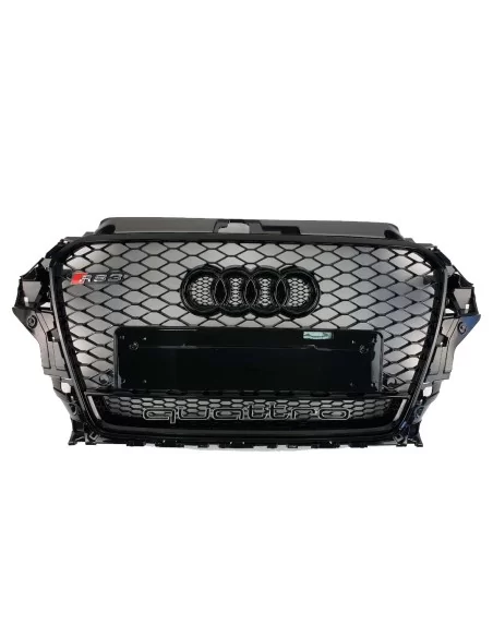  - Audi - 奥迪 RS3 黑色 Quattro 前保险杠 散热器格栅（适用于 2013-2016 年款奥迪 A3 - 1 - 使用时尚的 RS3 Black Quattro 保险杠散热器格栅升级您的奥迪 A3（2013-2016 年）。提升车辆的风