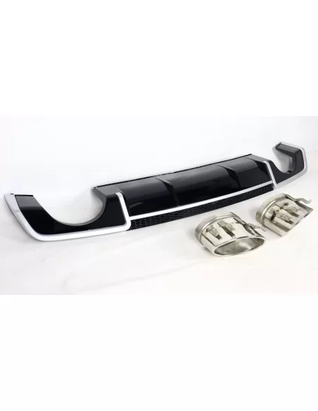  - Audi - Audi RS3 rear diffuser with exhaust tips for Audi A3 2012-2015 sedan - 6 - Enhance your Audi A3 sedan (2012-2015) with