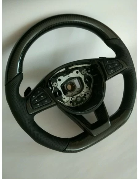  - Steering Wheels - Mercedes-Benz CLA CLS GLE Steering Wheel Carbon Leather - 3 - Elevate your Mercedes-Benz CLA, CLS, GLE with