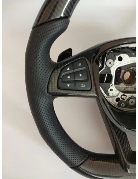  - Steering Wheels - Mercedes-Benz CLA CLS GLE Steering Wheel Carbon Leather - 6 - Elevate your Mercedes-Benz CLA, CLS, GLE with