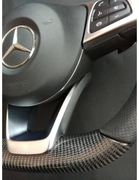  - Steering Wheels - 梅赛德斯-奔驰 CLA CLS GLE 碳皮方向盘 - 3 - 为您的梅赛德斯-奔驰 CLA、CLS 和 GLE 升级这款优质碳纤维真皮方向盘，提升时尚感和舒适度。立即订购❗️