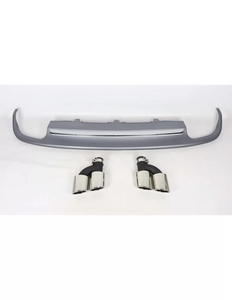  - Audi - Audi S-line S6 rear diffuser with exhaust tips for Audi A6 2012-2015 - 1 - Buy the Audi S-line S6 rear diffuser with e