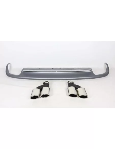  - Audi - Audi S-line S6 rear diffuser with exhaust tips for Audi A6 2012-2015 - 2 - Buy the Audi S-line S6 rear diffuser with e