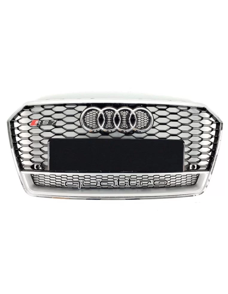  - Audi - Audi RS7 front bumper radiator grille QUATTRO for Audi A7 2016-2018 - 1 - Buy the Audi RS7 front bumper radiator grill