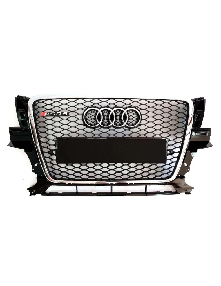  - Audi Q5 2008-2011 (8R) - Audi RSQ5 CHROM front bumper radiator grille for Audi Q5 2008-2011 - 1 - Get the Audi RSQ5 CHROM fro