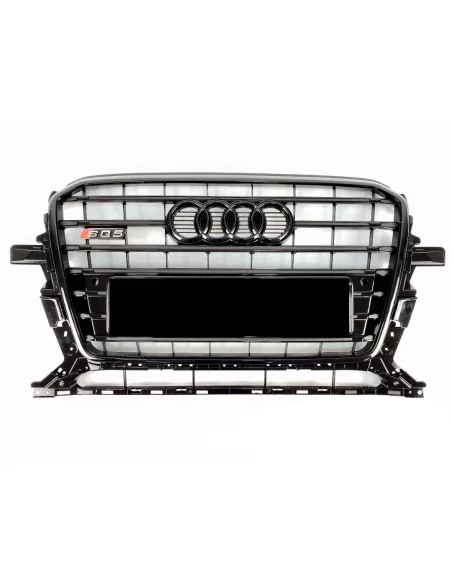  - Audi - Audi SQ5 BLACK front bumper radiator cover for Audi Q5 2012-2015 S-Line - 1 - Audi SQ5 BLACK front bumper radiator cov