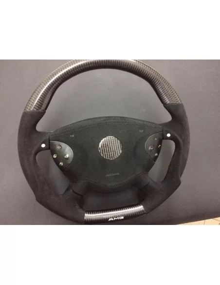  - Steering Wheels - 梅赛德斯-奔驰 CLK E 级 G 级 W463 W209 W211 碳阿尔坎塔拉方向盘 - 3 - 为您的梅赛德斯 CLK、E 级或 G 级 W463、W209、W211 配备这款时尚的碳纤维 Alcantara