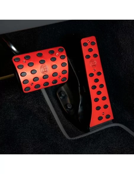  - Mercedes Benz - Alluminio Rosso Brabus Rocket G900 Pedal Pads per Mercedes-Benz W463A W464 Classe G 1 di 25 - 1 - Aggiornate 