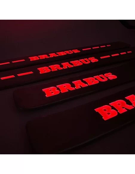  - Mercedes Benz - Podświetlane progi drzwiowe LED RED Brabus 4 szt. do Mercedes-Benz W463A W464 G-Class - 6 - Wzbogać swojego M