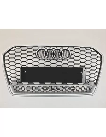  - Audi - Audi RS6 front bumper radiator grille chrome QUATTRO for Audi A6 2016-2018 - 1 - Buy the Audi RS6 bumper radiator gril