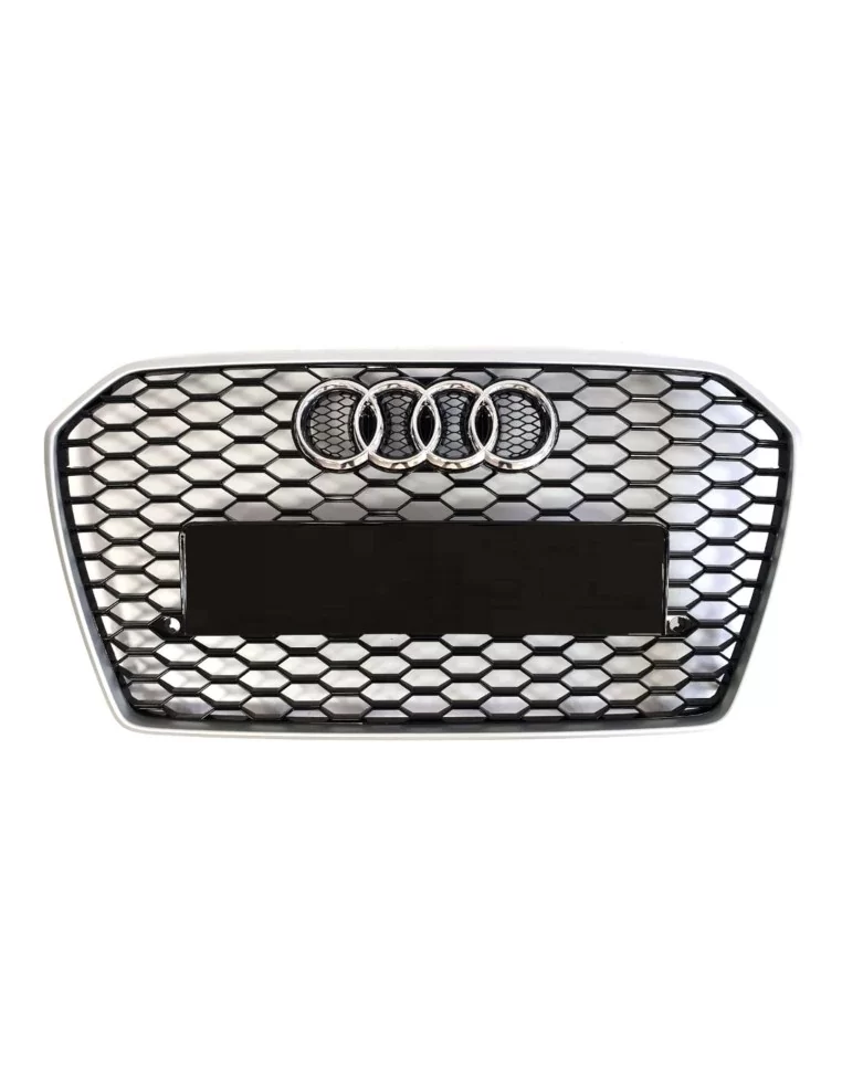  - Audi - Audi RS6 front bumper radiator grille chrome for Audi A6 2016-2018 - 1 - Buy the Audi RS6 front bumper radiator grille