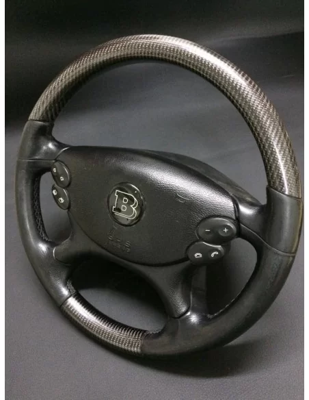  - Steering Wheels - Mercedes-Benz CLK E-Class G-Class W463 W211 W209 Steering Wheel Carbon Leather - 7 - Elevate your driving e