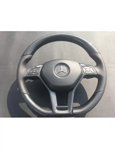  - Steering Wheels - Mercedes-Benz CLS E-Class SLK W172 W212 W218 Steering Wheel Carbon Leather - 1 - Upgrade your ride with the