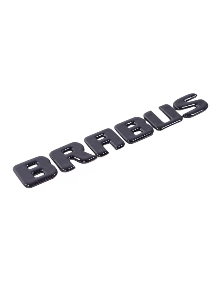  - Logos & Emblems - Metallic black Brabus style emblem logo badges for Mercedes-Benz W463A W464 - 1 - Enhance your Mercedes W46