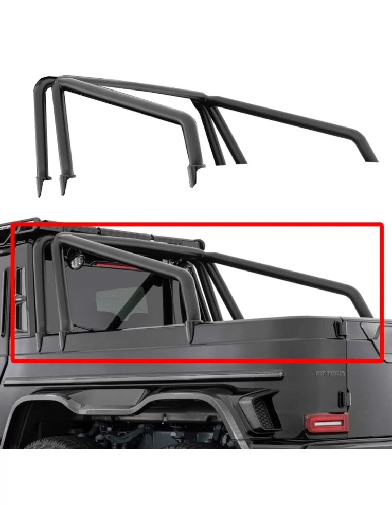  - G Class W463A XLP 900 6x6 - Arco superiore posteriore in acciaio inox per Mercedes-Benz Classe G W463A 6x6 - 1 - Arco superio