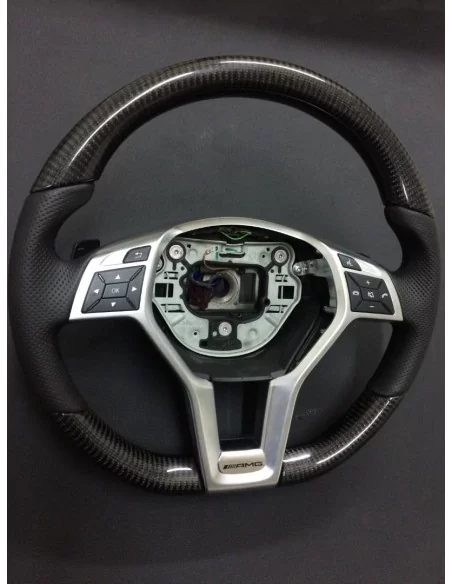  - Steering Wheels - Mercedes-Benz CLS E-Class SLK W172 W218 W212 Steering Wheel Carbon Leather - 3 - Enhance your driving exper