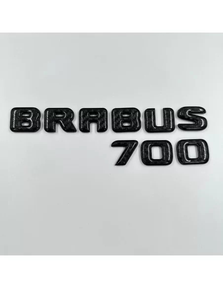  - Logos & Emblems - Brabus 700 emblem logo BLACK metallic with carbon for Mercedes-Benz W463A W464 G-Class - 1 - Enhance your M