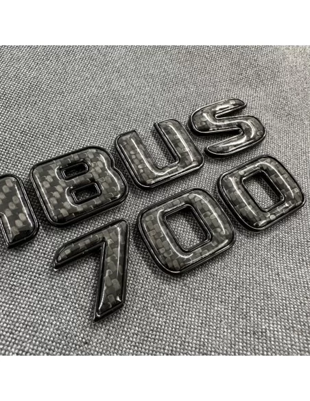  - Logos & Emblems - Brabus 700 emblem logo BLACK metallic with carbon for Mercedes-Benz W463A W464 G-Class - 7 - Enhance your M