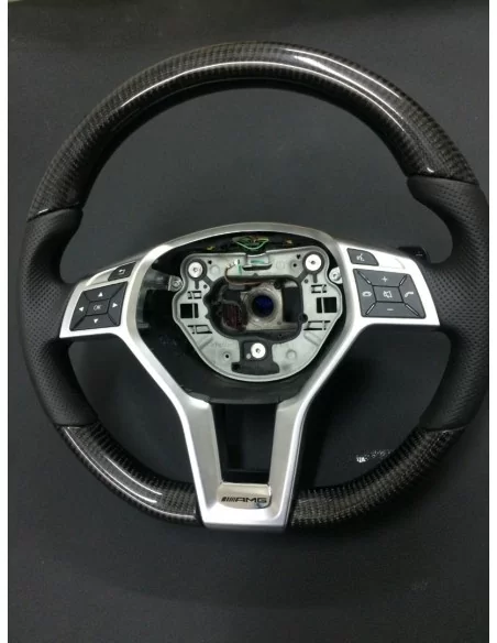  - Steering Wheels - Mercedes-Benz CLS E-Class SLK W172 W218 W212 Steering Wheel Carbon Leather - 5 - Enhance your driving exper