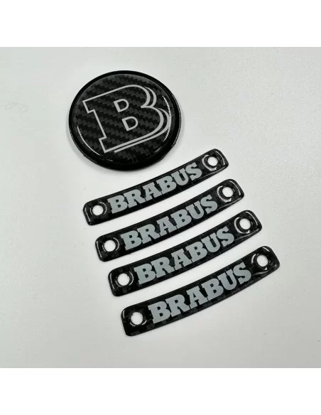  - Logos & Emblems - Brabus Grey badge logo emblem set for Mercedes-Benz W463A W464 G-Class - 3 - Upgrade your Mercedes-Benz G-C