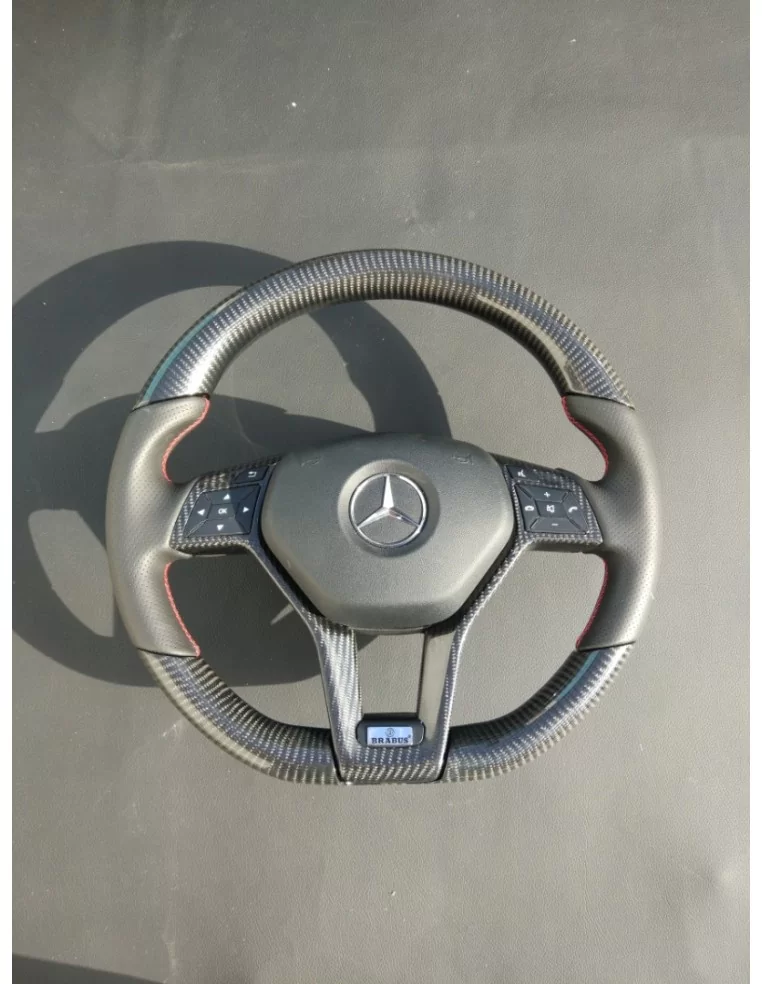  - Steering Wheels - Mercedes-Benz CLS E-Class SLK W172 W218 W212 Steering Wheel Carbon Leather - 1 - Upgrade your ride with the