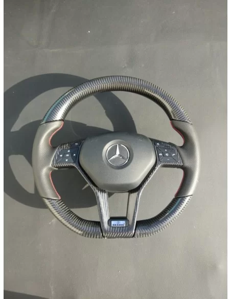  - Steering Wheels - 梅赛德斯-奔驰 CLS E 级 SLK W172 W218 W212 碳皮方向盘 - 1 - 使用梅赛德斯-奔驰 CLS E 级 SLK 碳纤维真皮方向盘升级您的座驾。优质、时尚--现在就订购吧！✉️✏️