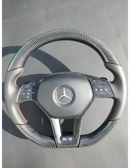  - Steering Wheels - 梅赛德斯-奔驰 CLS E 级 SLK W172 W218 W212 碳皮方向盘 - 2 - 使用梅赛德斯-奔驰 CLS E 级 SLK 碳纤维真皮方向盘升级您的座驾。优质、时尚--现在就订购吧！✉️✏️