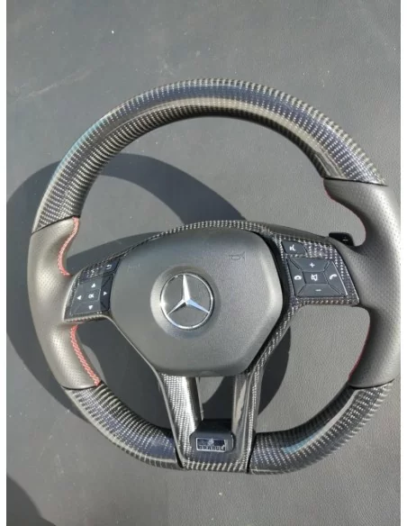  - Steering Wheels - 梅赛德斯-奔驰 CLS E 级 SLK W172 W218 W212 碳皮方向盘 - 3 - 使用梅赛德斯-奔驰 CLS E 级 SLK 碳纤维真皮方向盘升级您的座驾。优质、时尚--现在就订购吧！✉️✏️