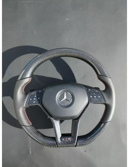  - Steering Wheels - Mercedes-Benz CLS E-Class SLK W172 W218 W212 Steering Wheel Carbon Leather - 4 - Upgrade your ride with the