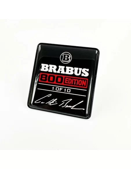  - logo & Emblems - Brabus 800 metálico edición ROJO asientos emblema logotipo conjunto Mercedes-Benz W463A Clase G - 4 - Mejore