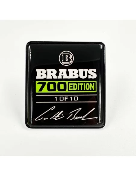  - logo & Emblems - Jeu de badges Brabus 700 édition Vert métallisé pour sièges Mercedes-Benz W463A Classe G - 3 - Améliorez vot