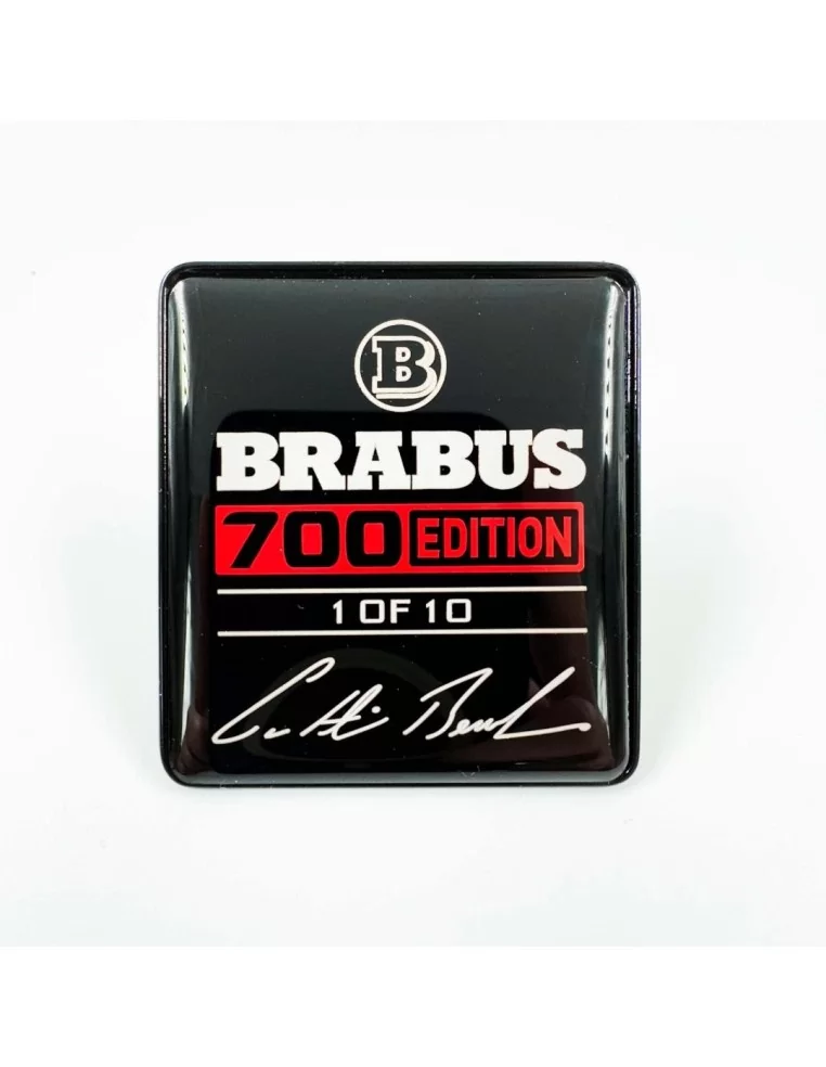  - logo & Emblems - Set di sedili rossi metallizzati Brabus 700 edition emblema logo Mercedes-Benz Classe G W463A - 1 - Elevate 