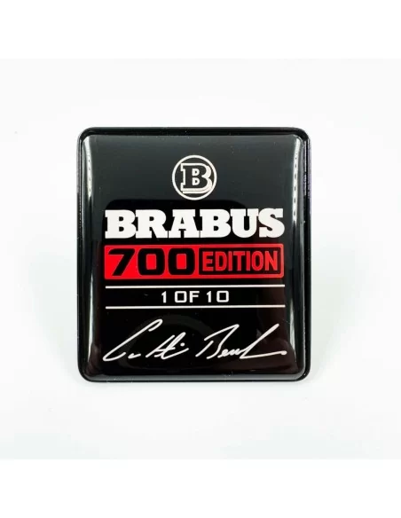  - logo & Emblems - Set di sedili rossi metallizzati Brabus 700 edition emblema logo Mercedes-Benz Classe G W463A - 1 - Elevate 