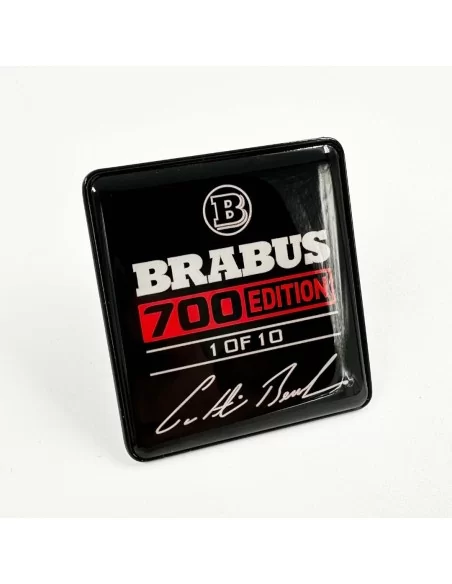  - logo & Emblems - Set di sedili rossi metallizzati Brabus 700 edition emblema logo Mercedes-Benz Classe G W463A - 3 - Elevate 