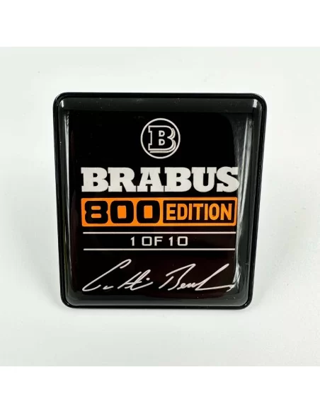  - Logos & Emblems - Metallic Brabus 800 edition Orange seats emblem logo set Mercedes-Benz W463A G-Class - 1 - Upgrade your Me