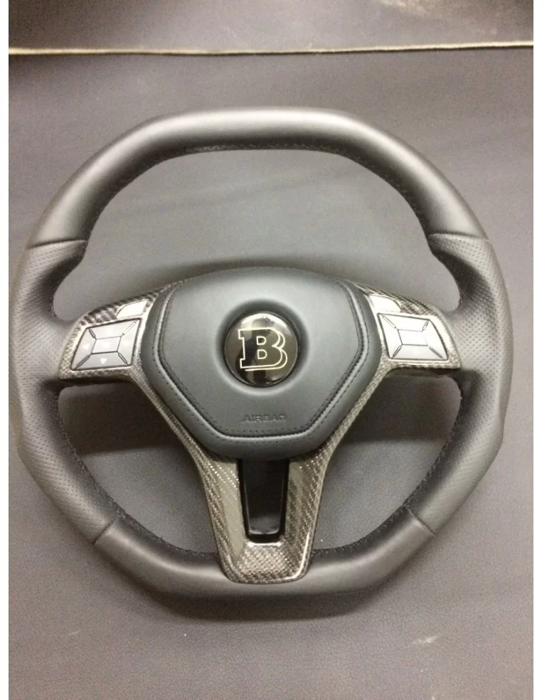  - Steering Wheels - Mercedes-Benz CLS E-Class SLK W172 W212 W218 Кермо шкіряне карбон - 1 - Оновіть свій автомобіль з карбонови