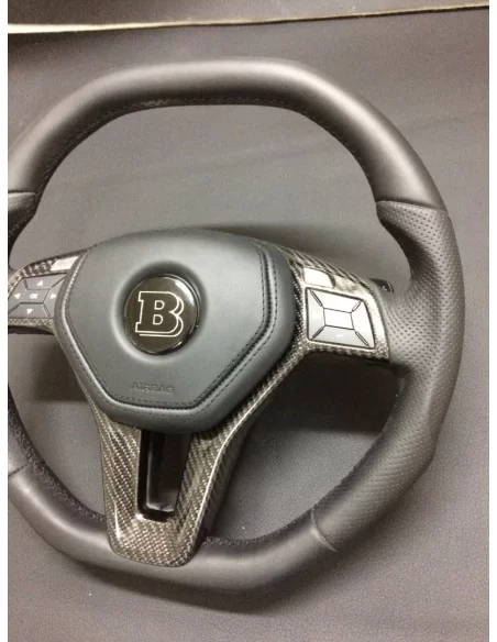  - Steering Wheels - 梅赛德斯-奔驰 CLS E 级 SLK W172 W212 W218 碳纤维真皮方向盘 - 3 - 梅赛德斯-奔驰 CLS E 级 SLK 碳纤维真皮方向盘为您的座驾升级。高档品质和时尚风格等着您--现在就订购吧！