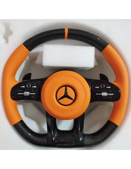  - Steering Wheels - 用于方向盘的碳纤维换档拨片 梅赛德斯-奔驰 W463a W464 原装 BRABUS - 3 - 在 Tuneverse 购买奔驰 W463A 方向盘碳纤维换档拨片！升级您的驾驶动态--今天就订购！✨✅