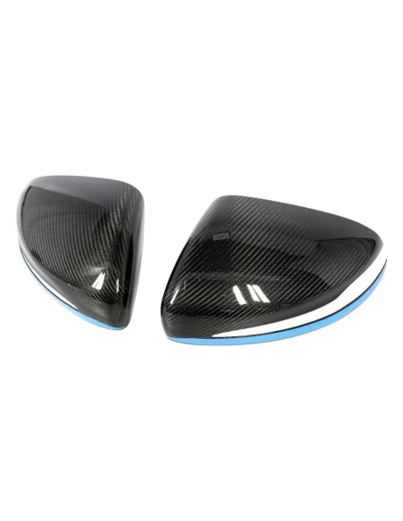  - Mercedes-Benz - Carbon Fiber Mirror Covers with Blue Stripe for Mercedes-Benz G-Class W463A W464 G63 - 2 - Add a sporty touch