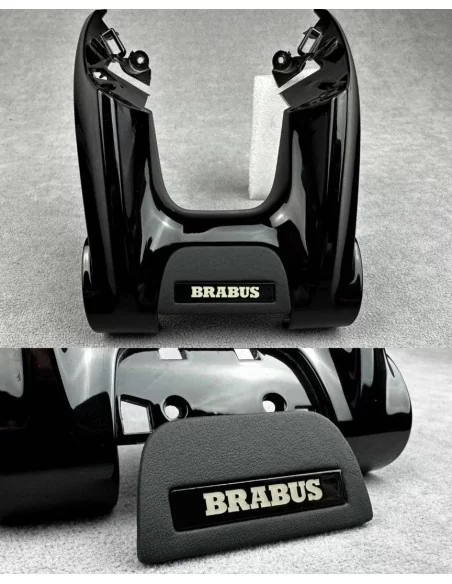  - Steering Wheels - 用于梅赛德斯-奔驰 W463A W464 AMG 的方向盘黑色徽章徽标 Brabus 嵌件 - 2 - 这款时尚的黑色 Brabus 方向盘徽章内嵌件可提升您的梅赛德斯-奔驰 W463A W464 的档次，使您的内