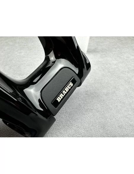  - Steering Wheels - 用于梅赛德斯-奔驰 W463A W464 AMG 的方向盘黑色徽章徽标 Brabus 嵌件 - 3 - 这款时尚的黑色 Brabus 方向盘徽章内嵌件可提升您的梅赛德斯-奔驰 W463A W464 的档次，使您的内